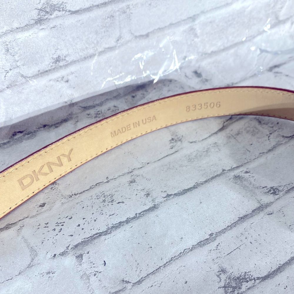 DKNY Leather Belt Sz L - Picture 4 of 5